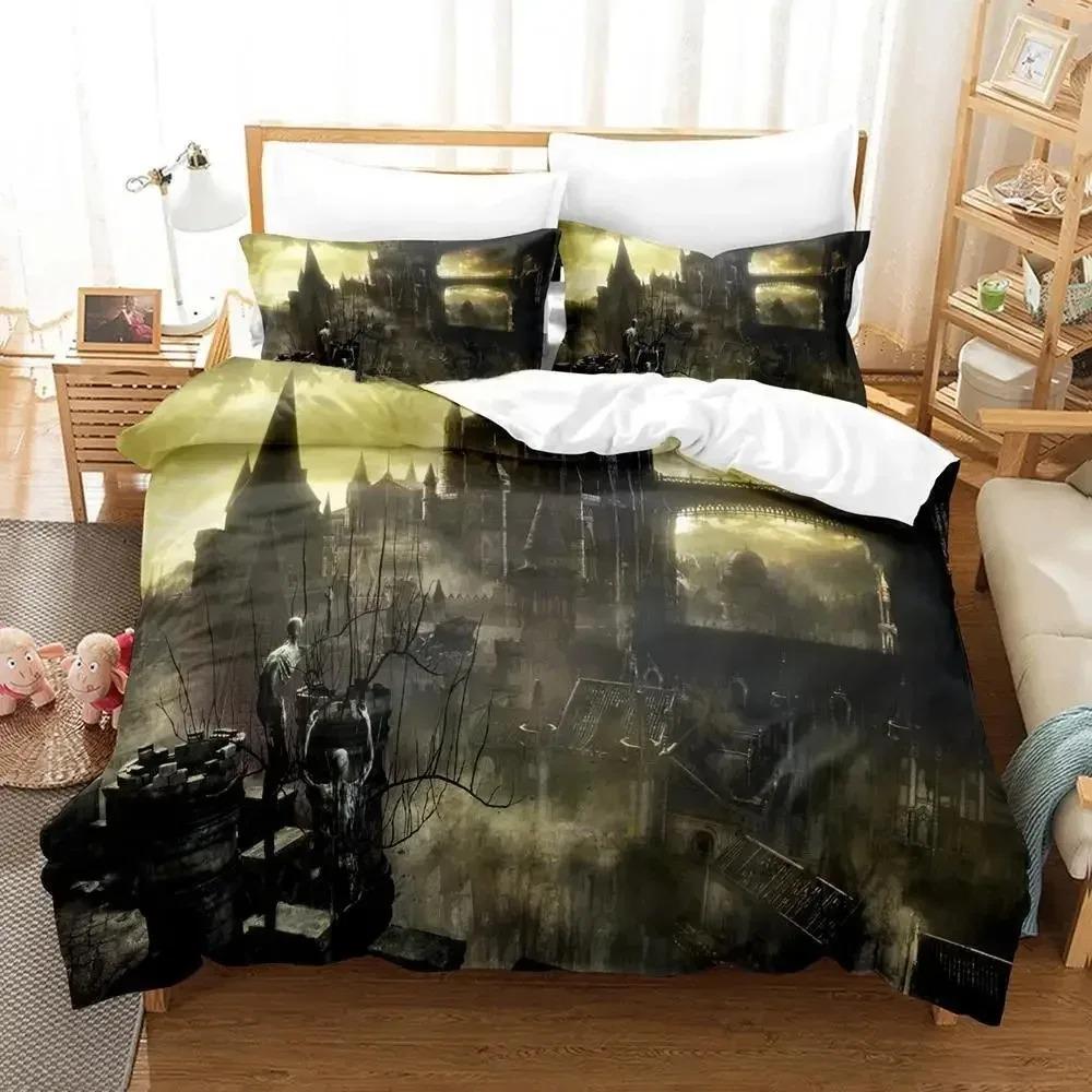 Dark Souls 3 Bedding Set Single Twin Full Queen King Size Bed Set Adult Kid Bedroom Duvetcover Sets 3D Print Anime Bed Sheet Set