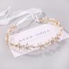 Ornaments Hair Jewelry Bridal Hair Vine Pearl Leaf Wedding Hair Accessories Bride Crystal Headband