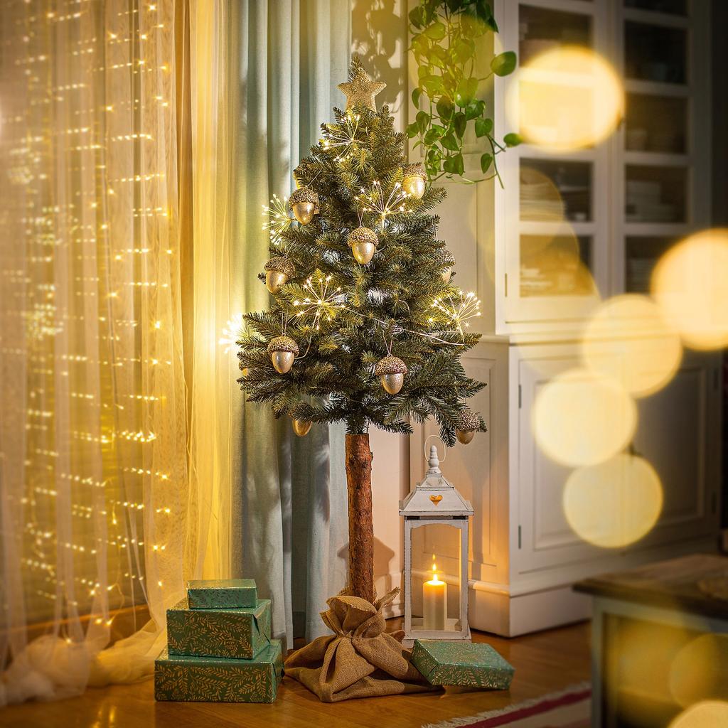 KADAX Artificial Christmas Tree On a Trunk 220 Cm Natural Spruce