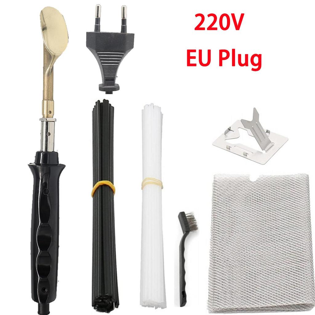220 В портативный паяльник 100 Вт/50 Вт пластиковый паяльник инструмент для ремонта сварочные стержни паяльная сетка для ремонта автомобильного бампера