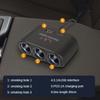 3 в 1 двойной USB разъем 120 Вт автомобильный прикуриватель разветвитель 12 В 24 В быстрое зарядное устройство телефон адаптер питания для автомобильного видеорегистратора GPS видеорегистратор