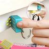 Sagit 180° Magnetic Hooks With Stickers Set Powerful Strong for Refrigerator Hanger