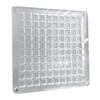 36/64/100 Grids Acrylic Seashell Display Box Case Clear Magnetic Storage Box Small Craft Container for Bead Nail Jewelry Holder