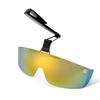 ARCWOLF Polarized Sunglasses for Cap Yellow Hats, Over-the-Eye Sunglasses, Flip-Up Shaders, Pollen-Resistant,