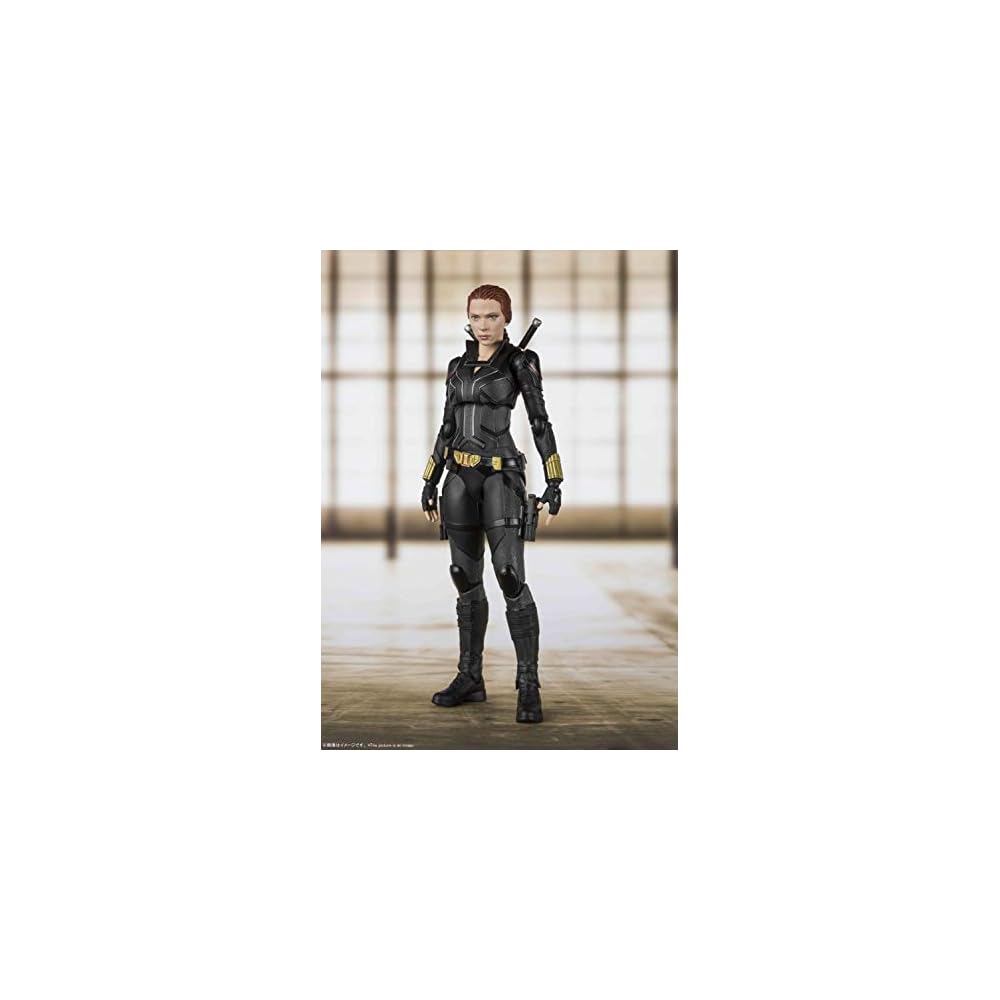 НАРОДЫ ТАМАШИИ SH. Фигурка Marvel Черная Вдова Figuarts 145 мм, экшн-фигурка, АБС, ПВХ, окрашенная, подвижная, коллекционная