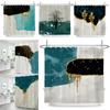 Nordic Abstract Art Shower Curtain Simple Geometry Bath Bathtub Curtain Waterproof Polyester Bathroom Curtain Accessories Decor