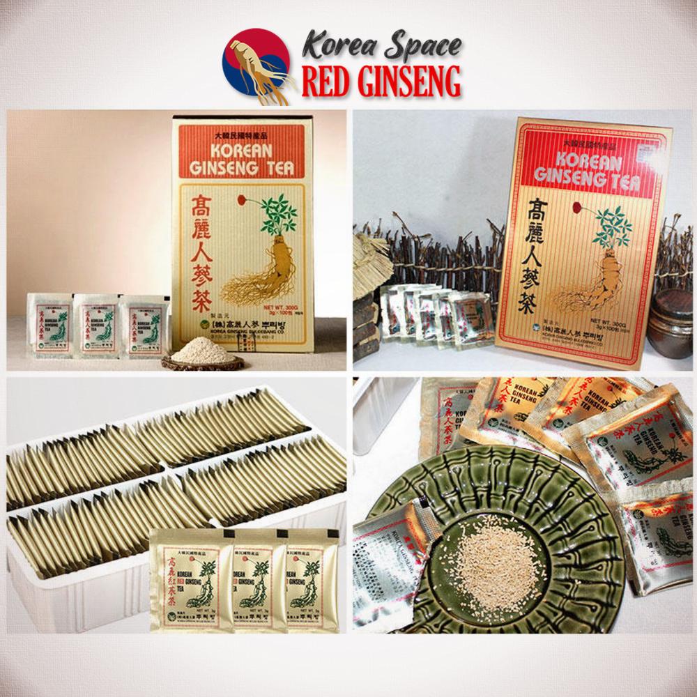 [Korea Ginseng Buleebang Co.] Настоящий аутентичный корейский быстрорастворимый чай с женьшенем (Индивидуальные саше)