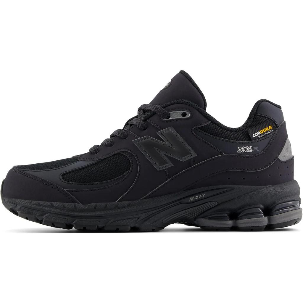 New Balance NB 2002 ПУ Полиуретан Устойчивые к истиранию Низкие Детские Lifestyle Кроссовки Черный Подростки GC2002PJ