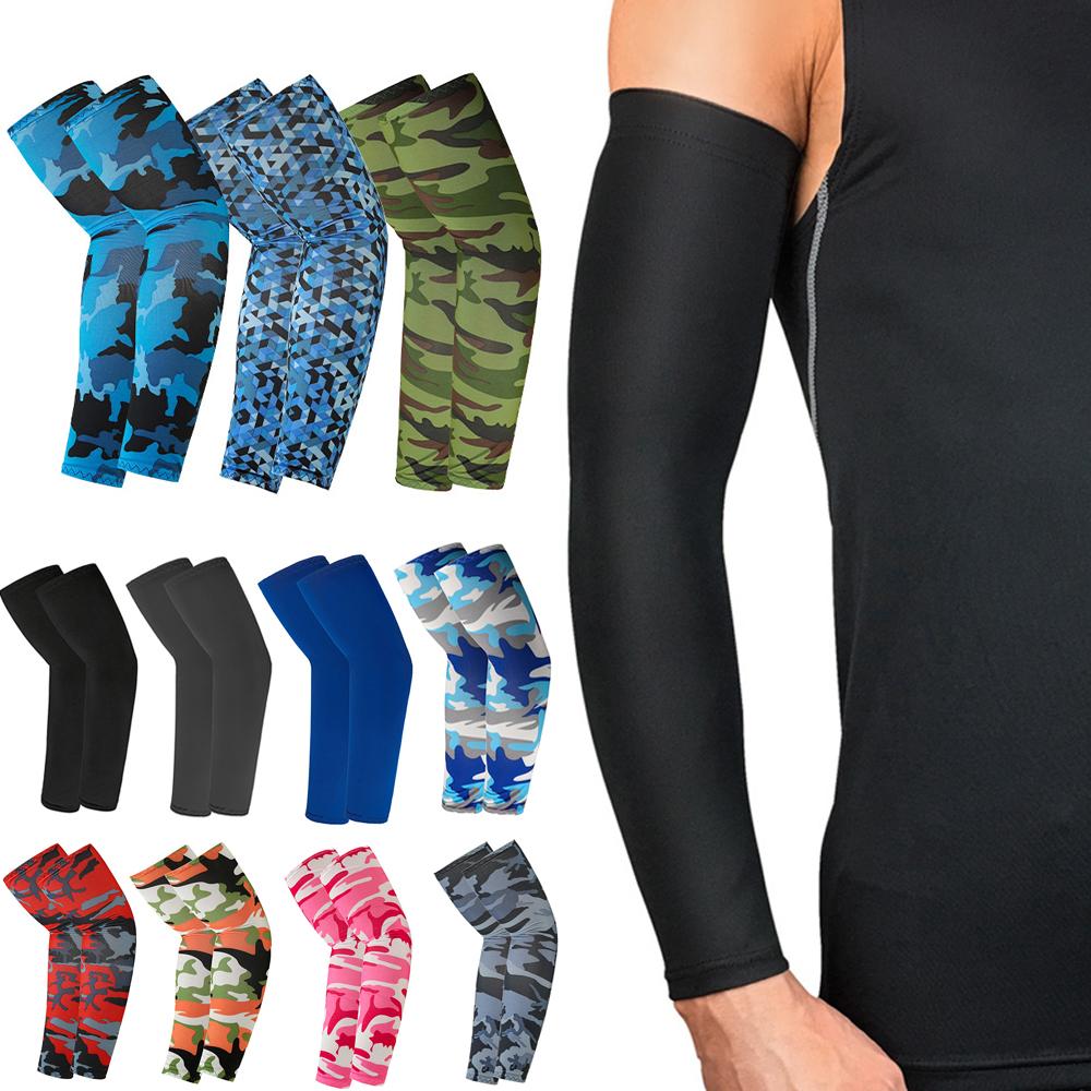 New Summer Cooling Sportswear Basketball Outdoor Sport Arm Cover Sun Protection Arm Sleeves