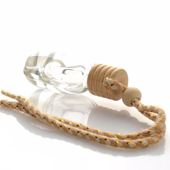 Прозрачная пустая бутылка, автомобильный подвесной орнамент, домашний освежитель воздуха, контейнер для духов