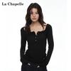 Женская рубашка henley с длинным рукавом La Chapelle из смеси лиоцелла