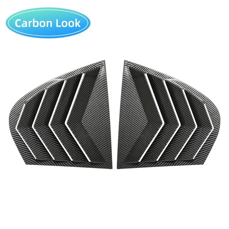 1 Pair For BMW 5 Series E60 2004-2010 Car Rear Window Shutter Cover Trim Window Louver Side Vent 2004-2010