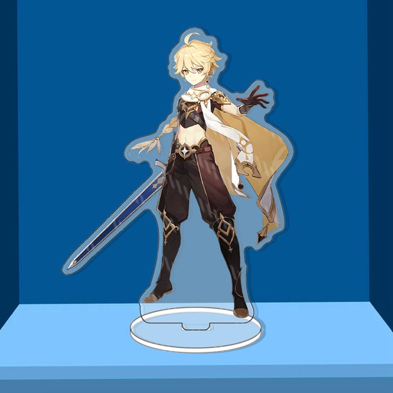 Genshin Impact персонаж мультфильма прозрачная акриловая подставка кукла модель игрушки настольное украшение подарок