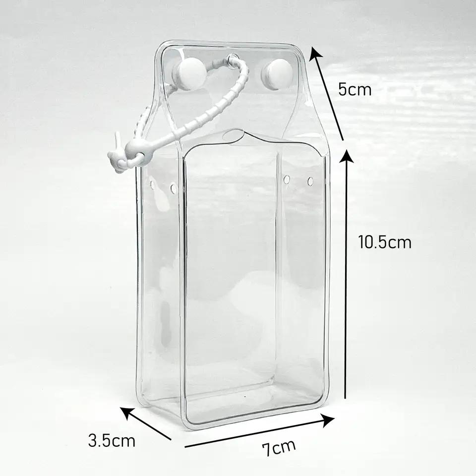 НОВЫЙ прозрачный защитный чехол для серии LABUBU 4 PIN FOR LOVE Виниловая плюшевая кукла Пылезащитный чехол Коробка для хранения для аксессуаров LABUBU