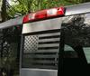 Black Rear Window Sticker American Flag Decal For 2004-18 Chevy Silverado Sierra