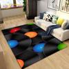 3D Creative Music Vinyl Record Area Rug,Carpet Rug for Living Room Bedroom Sofa,Kitchen Bathroom Doormat Non-slip Floor Mat