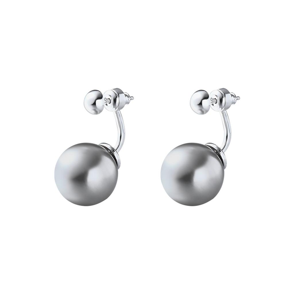 Французские ретро-серьги-гвоздики с жемчугом, женские изысканные и уникальные высококачественные серебряные серьги-иглы, новые серьги