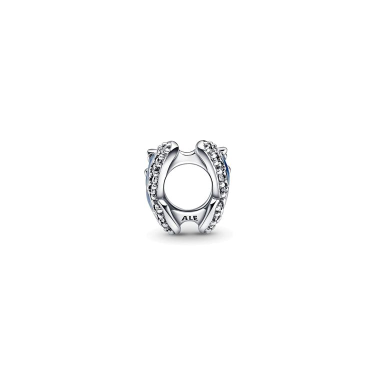 Pandora Fashionable Versatile Exquisite Shining Blue Butterfly Charm Women charm Silver 790761C01