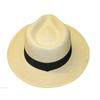 Мужская и женская фетровая шляпа в стиле панамы из сминаемой соломы, летняя шляпа