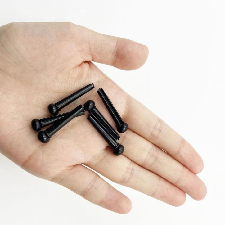 High Performances ABS Bridge Pins For Folk Guitars Ukuleles Ensuring Stable Tuning And Rich Harmonics