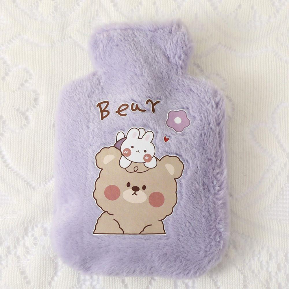 Multipurpose 500ml Cute Hot Water Bottle  Cover Hand Warmer Hot Water Bag