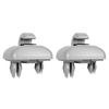 2Pcs Creative Corrosion-resistant Direct Replacement ABS Car Sun Visor Retainer Hook 8U0857562A 8E0857562 for A3 A4L A5 A6L A7 Q5 Q3
