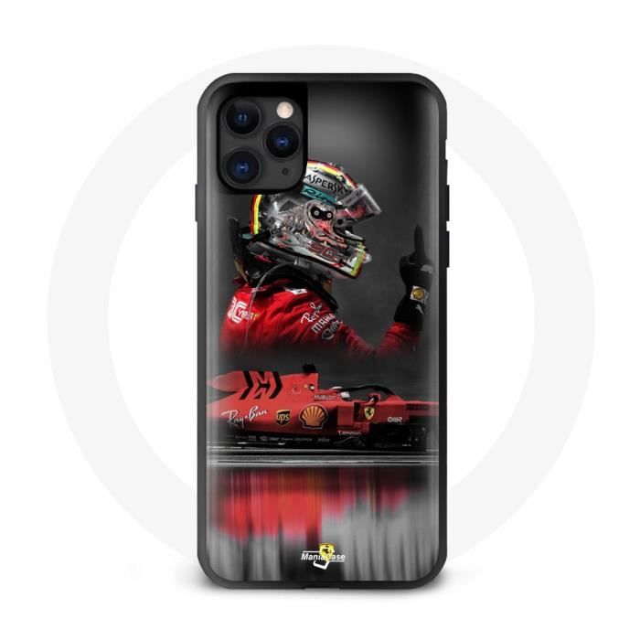 Coque - Maniacase - iPhone 12 - Formula 1 Rouge - Protection - Style Sportif