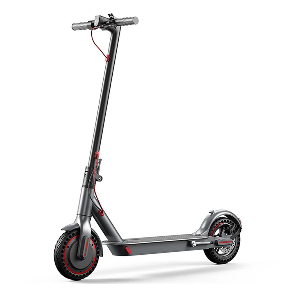 Складной электрический самокат Emoko HT-T4 Pro с мощностью 350 Вт, аккумулятором 36 В 10,4 Ач, 8,5-дюймовыми сплошными шинами, городской электросамокат с двойными дисковыми тормозами, электросамокат для поездок на работу с управлением через приложение