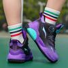 Boys' Sports Shoes 2025 Four Seasons New Girls Cool Breathable Shoes Medium Older Boys Trendy Fashion Basketball Shoes