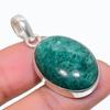 Green Apatite Gemstone Handmade 925 Steling Silver Jewelry Pendant 1.38" SU-9669
