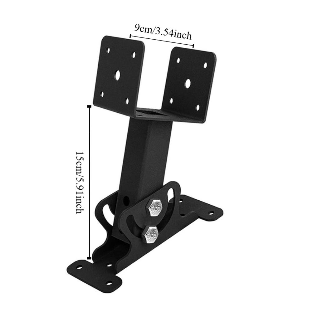 Adjustable Terrace Riser Beam Frame Kit Saddle Shaped Canopy Support Frame  Roof Installation