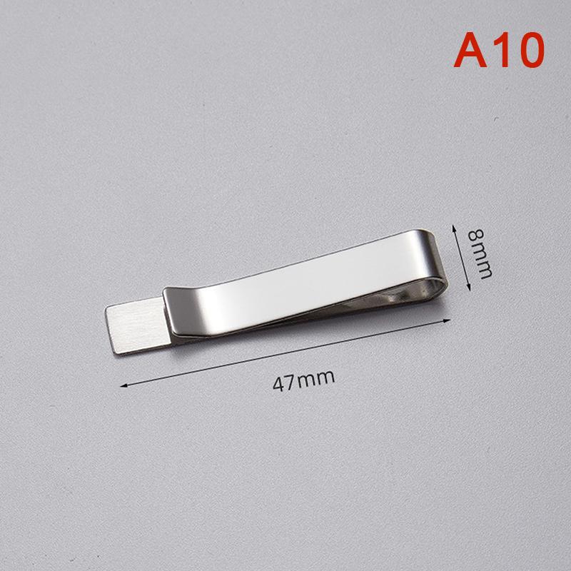 Высококачественный металлический зажим для денег из нержавеющей стали, простой серебряный зажим для денег, держатель для купюр для мужчин и женщин