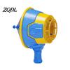 Battery-Free Outdoor Sports Toy Air Cannon for Kids, Handheld Powered Bubble Blower with Automatic Kids 10 Refills, Practical Joke Science Experiment