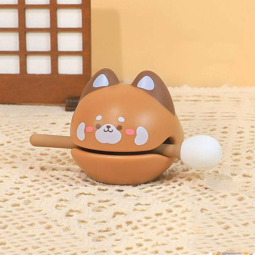 Panda Small Wooden Fish Wooden Fish Percussion Instrument Small Wooden Carving Ornaments Preschool