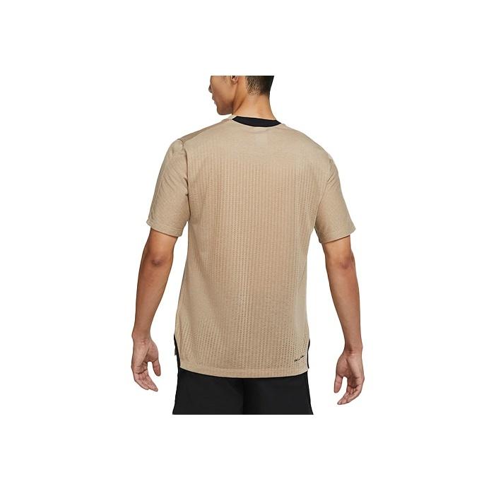 Nike Футболка Pro Dri-FIT Advanced Training с коротким рукавом и круглым вырезом, мужская, цвет хаки DD1704-247