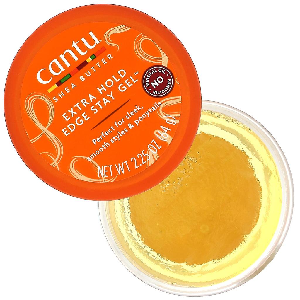 Cantu Масло ши для натуральных волос, гель Extra Edge Stay, 2,25 унции (64 г)