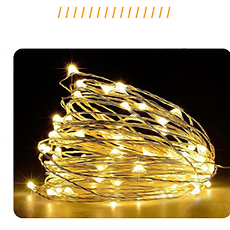 8 режимов гирлянды на солнечных батареях, 10-30 м, 100-300 светодиодов, водонепроницаемая уличная гирлянда, лампа на солнечной энергии, рождественская для украшения сада