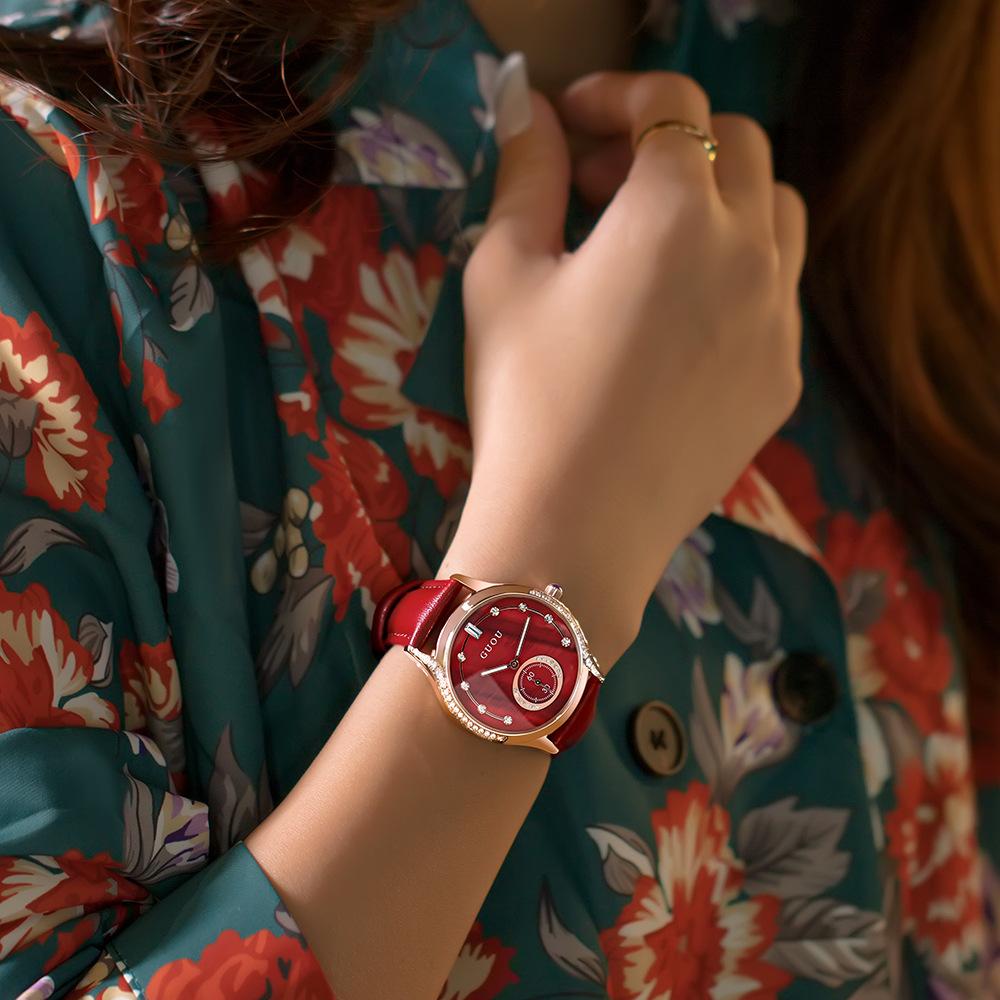 New Style Watch, Feminine, Fashionable, Large Dial, Domineering Belt, Quartz Waterproof Ladies Watch