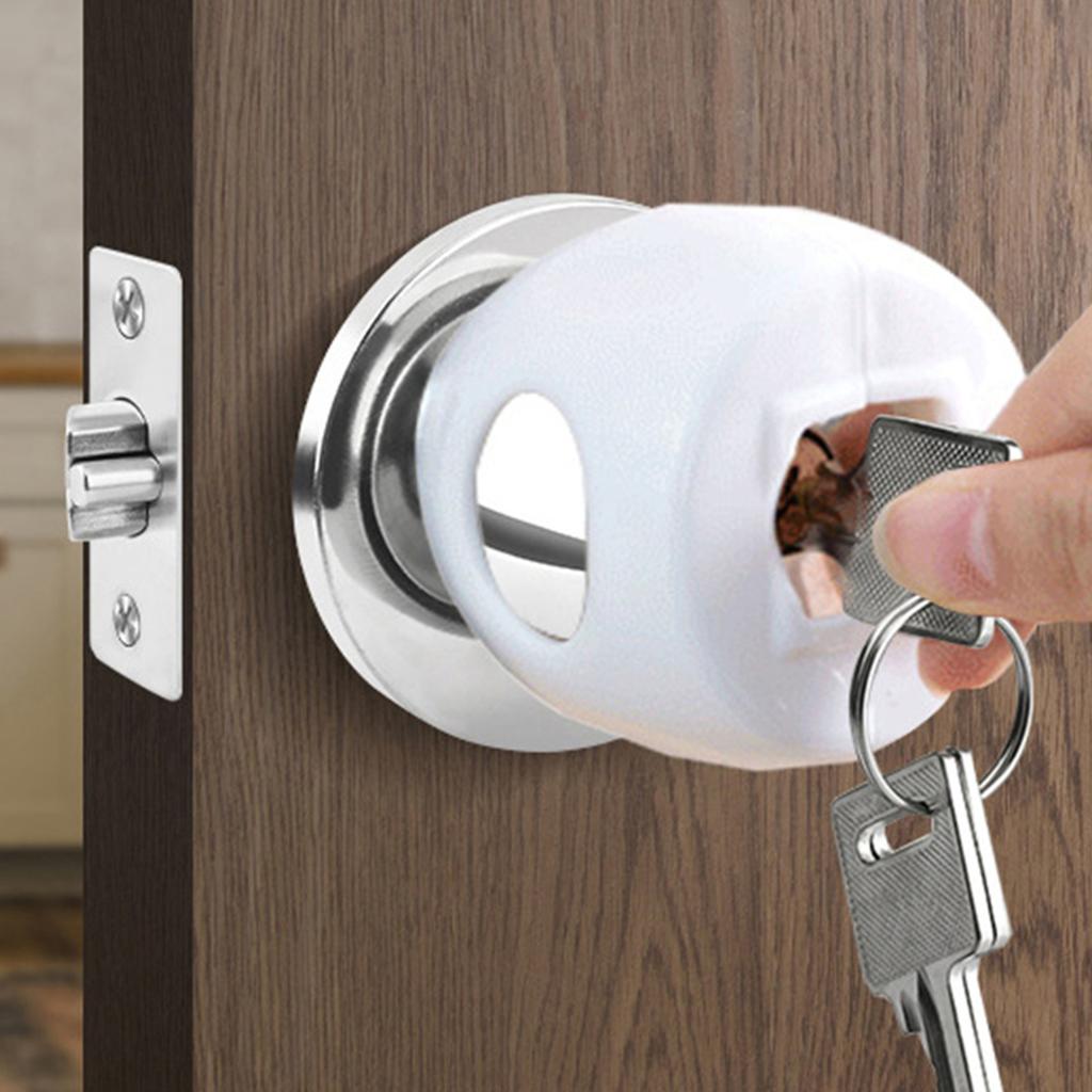 Детская безопасность Дверная ручка Защитная крышка Защита от детей Конструкция предотвращает случайное открытие Повышение безопасности дома