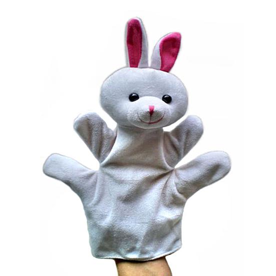 Animal Hand Puppet Super Soft Tear-Resistant Flannel Hand Puppet Storytelling Preschool Role Play Toy for Home