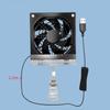 3600RPM High Speed 5V Computer Cooling Fan Adjustable Angle Design For PC Gaming Rigs Router Heat Dissipation