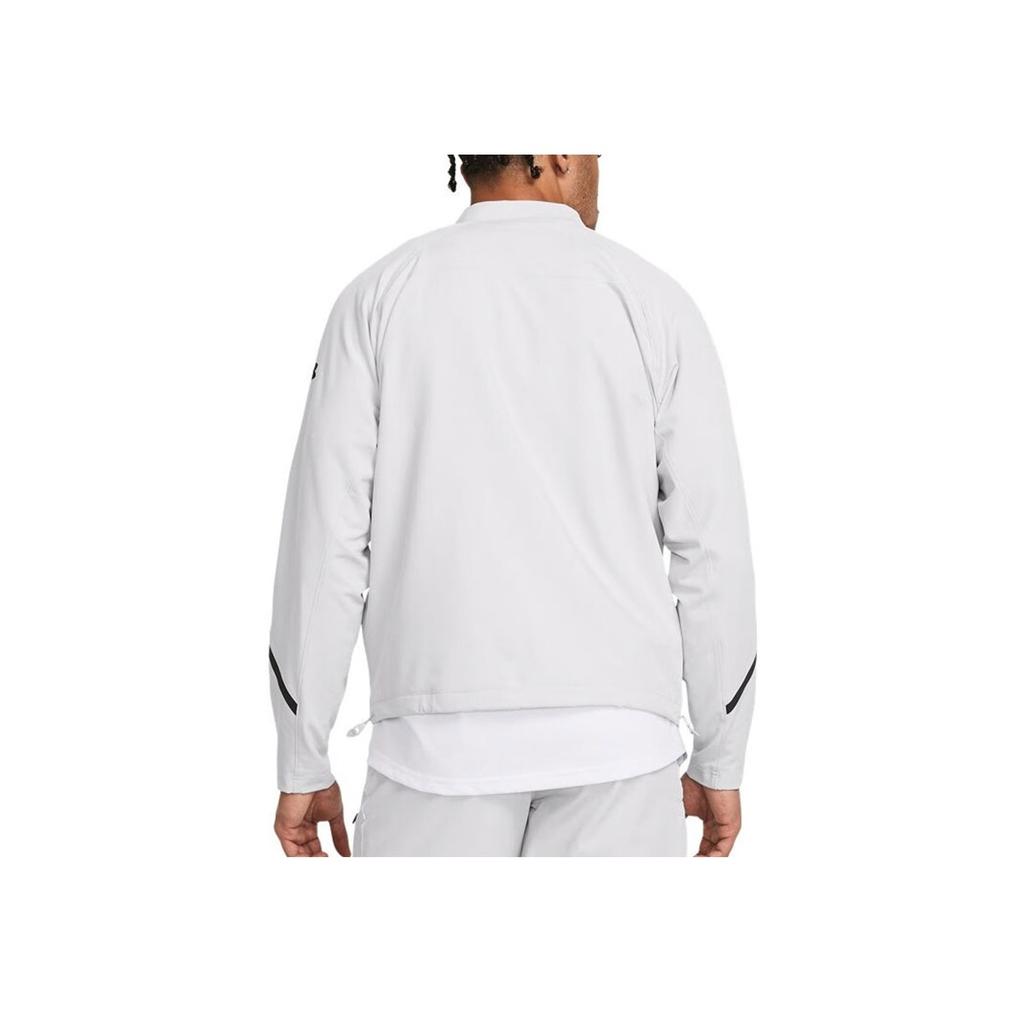 Under Armour Мужская тренировочная летная куртка Unstoppable Color Block Zip, серая 1377170-014