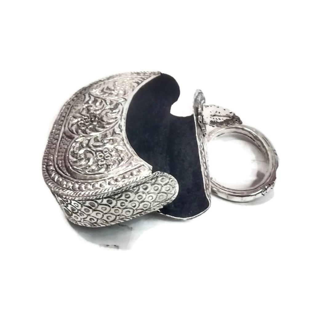 Серебристо-белые клатчи Винтажный ручной работы Металлический кошелек из латуни Ручной клатч Сумка для женщин Вечеринка Невеста Свадьба Клатч