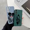 Модный черный чехол для телефона с рисунком черепа и костей для Samsung Galaxy S26 S25 Ultra S24 S23 S22 Plus S21 S20 FE S26 A37 A57 5G Силиконовый чехол