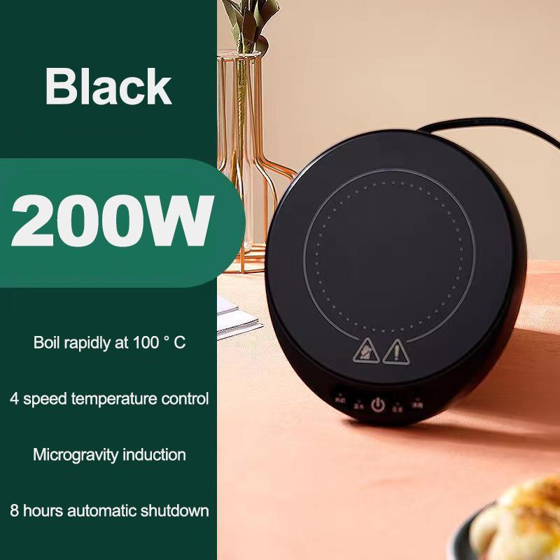 Подогреватель для чашек 100°C, подогреватель для кружек, чайник, подставка под стакан, электрическая плита, индукционная плита, электрогрелка для кофе, молока, чая, 200 Вт