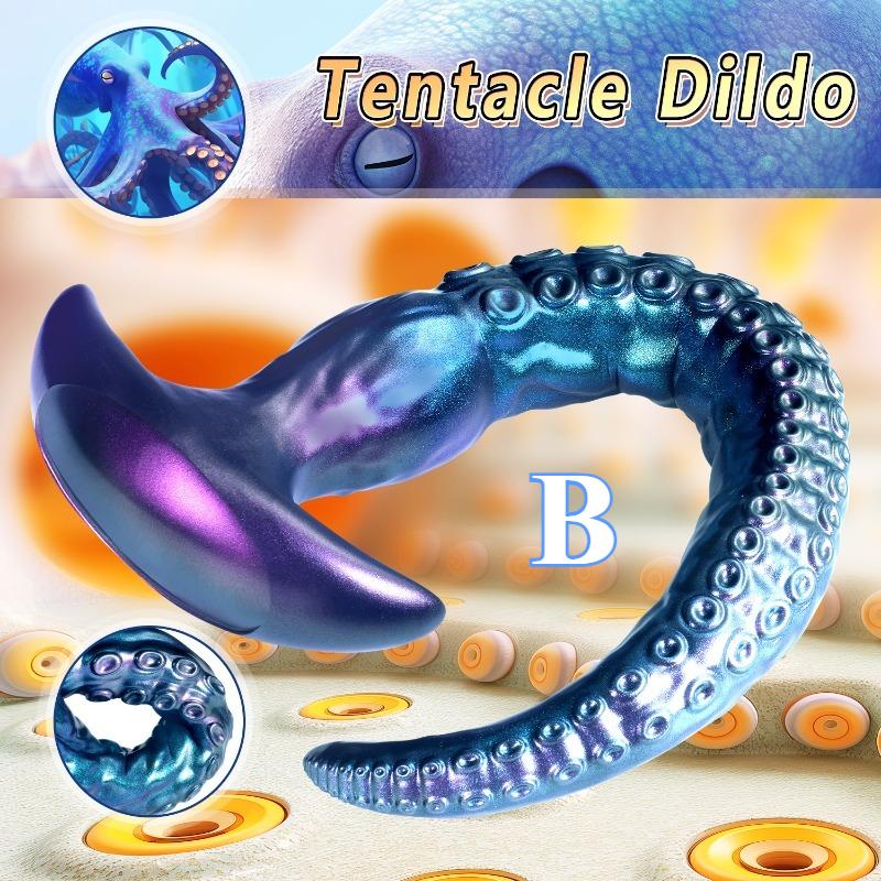 18+ Анальная пробка Щупальце осьминога Анальная пробка Анальные дилдо Жидкий силикон Мягкая анальная пробка Длинные Игрушки для мастурбации для взрослых для женщин