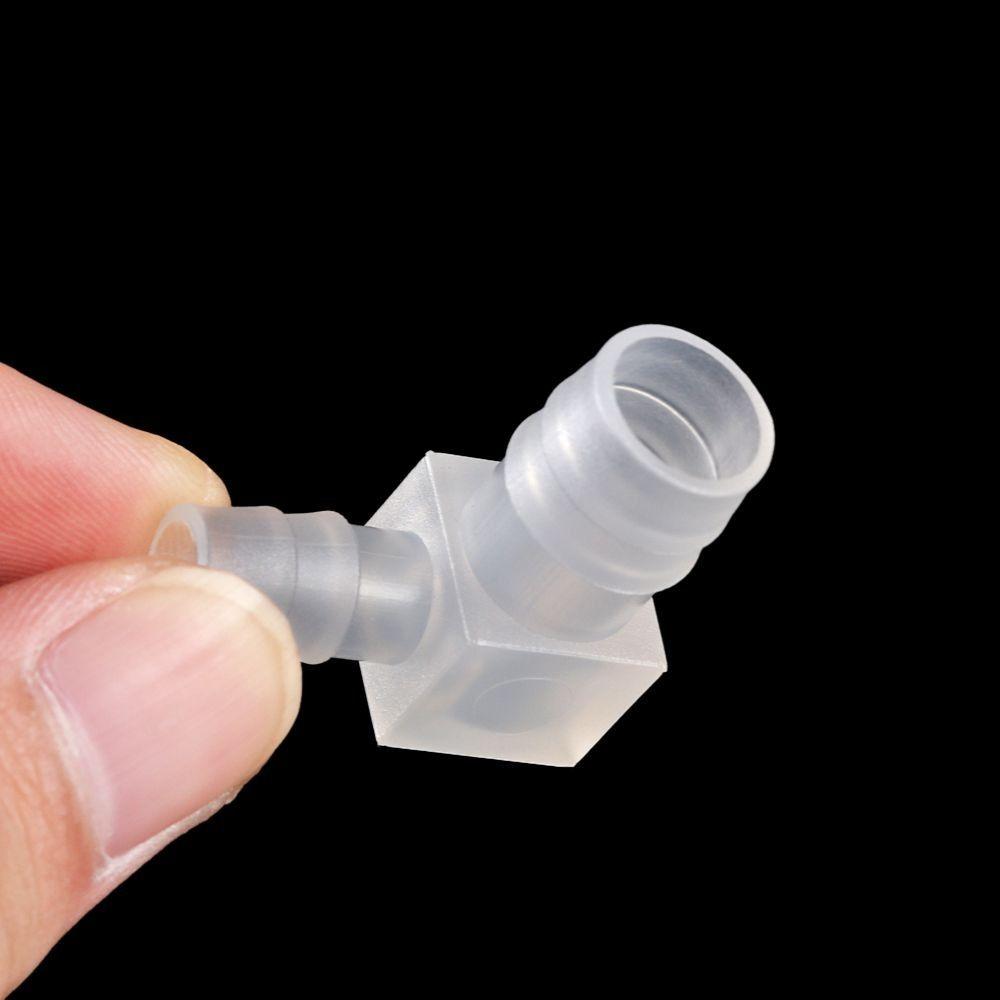 10 шт. 90-градусные угловые соединители PP Пластиковые пагоды шланговое соединение для полива сада