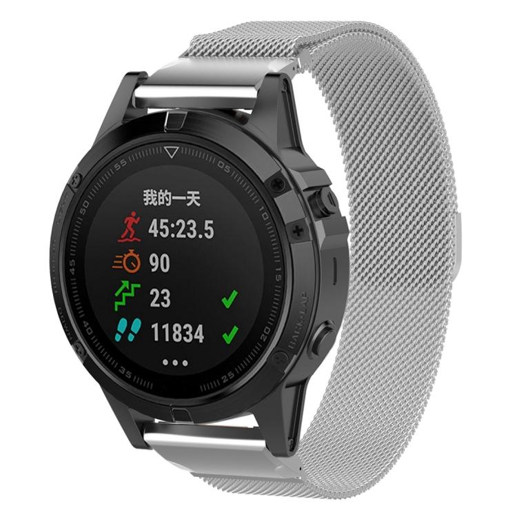 Для Garmin Fenix 6S Миланский ремешок для часов