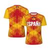 ESPANA 3D Печать Спортивная Быстросохнущая Дышащая Мужская Футболка Для Улицы Футбольная Джерси Командная Форма Одежда для Родителей и Детей с Коротким Рукавом
