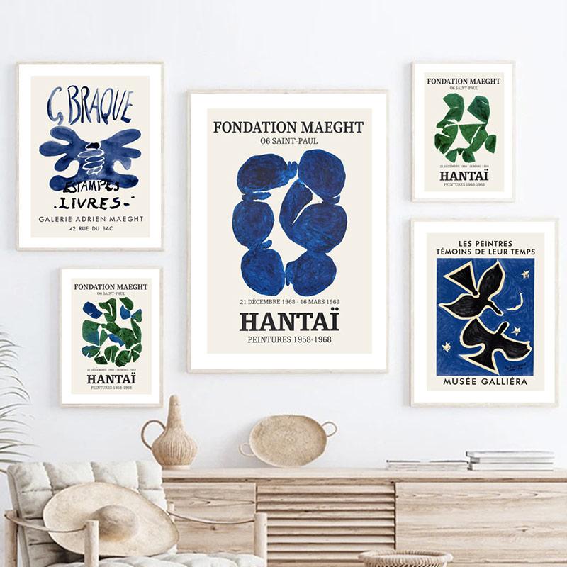 Жорж Брак Симон Хантай галерея плакаты на скандинавскую тему и принты настенные поп-арт холст картины настенные панно для декора гостиной